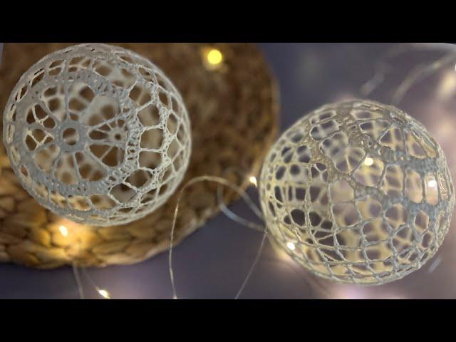 Новогодний ШАР крючком. Новогодний декор. Christmas crochet ball. Christmas decoration