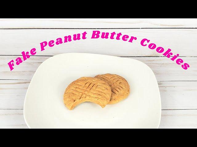 FAKE BAKE PEANUT BUTTER COOKIES DIY