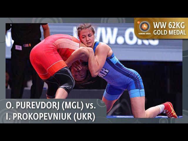 Gold Medal • WW 62Kg • Orkhon PUREVDORJ (MGL) vs. Ilona PROKOPEVNIUK (UKR)