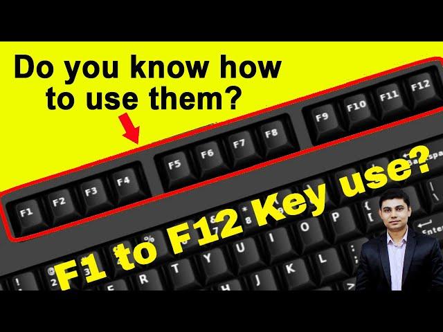 What are the use of Function Keys F1 to F12 on the Keyboard ? | function keys windows 10 settings