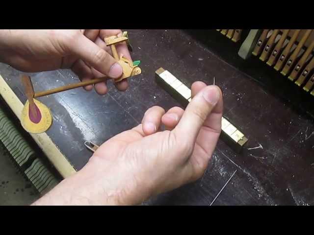 Brigham Larson Pianos, How To Repin a Hammer Flange