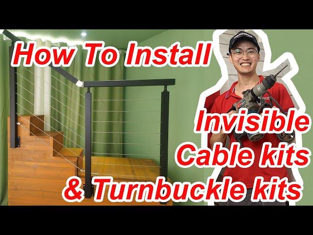 How to Install Cable Railing and Tensioning Cable kits ?