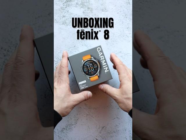 Unboxing a brand new fenix 8 | Garmin