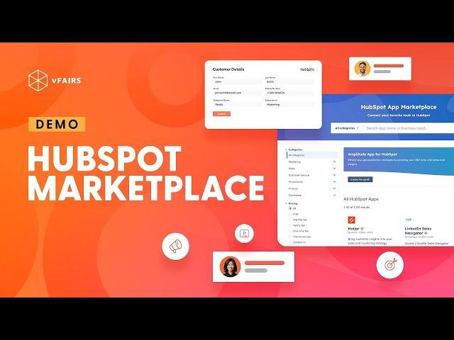 vFairs Demo: Hubspot Marketplace