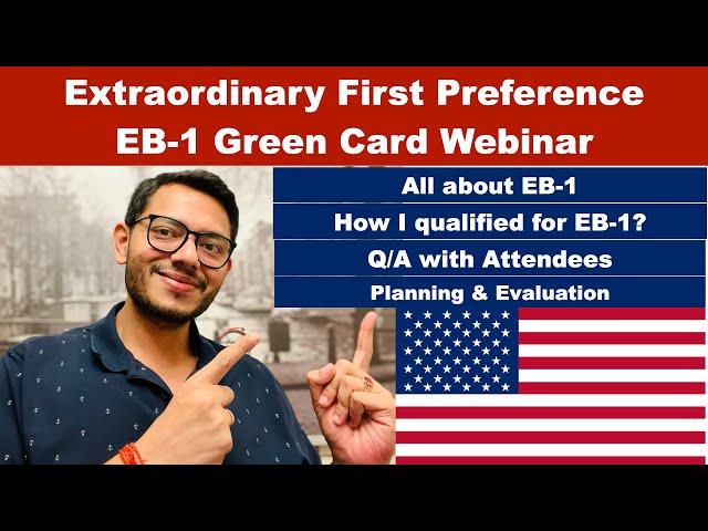 EB-1 Green Card Webinar With @draditipaul #greencard #immigration #eb1