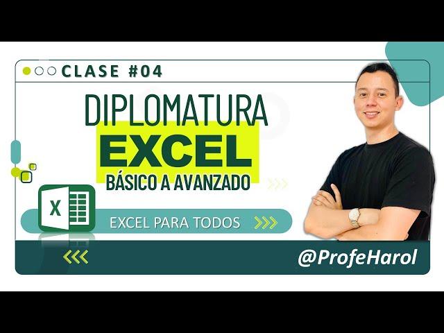 Clase 04 - DIPLOMATURA EXCEL en VIVO - Básico a Avanzado, Proyecto Excel Para Todos