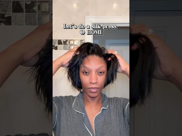 Silk Press Season #silkpress #silkpressonnaturalhair #naturalhair #blackgirlhairstyles #hairtutorial