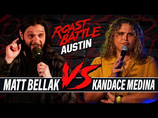 Matt Bellak vs Kandace Medina | Roast Battle Austin