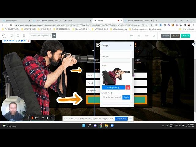 How to create professional landing page, email optin, and bridge page with builderall #builderall