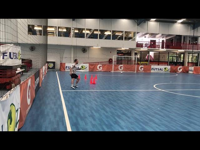 Futsal shooting drill by Andre Caro Futsal