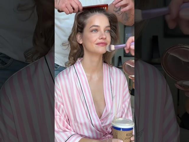 QuickClipsHQ - Barbara Palvin Getting Ready For VSFS Fitting #model #vs #vsfs #shorts #short #makeup