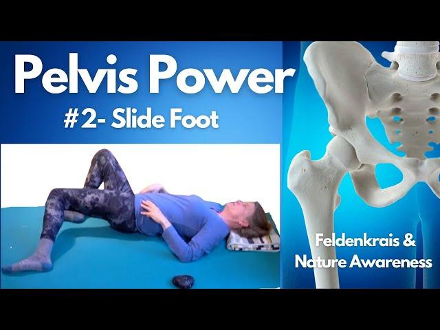 Pelvic Floor Lesson- Toning Pelvis with Rock or Weight - Slide Foot