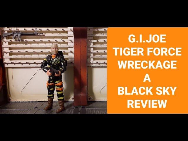 Black Sky's G.I.JOE Tiger Force Wreckage 1:18 Scale O-ring Style Action Figure Review.