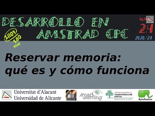 Reservar memoria: Qué es y cómo funciona [ #ASM #Z80 ]