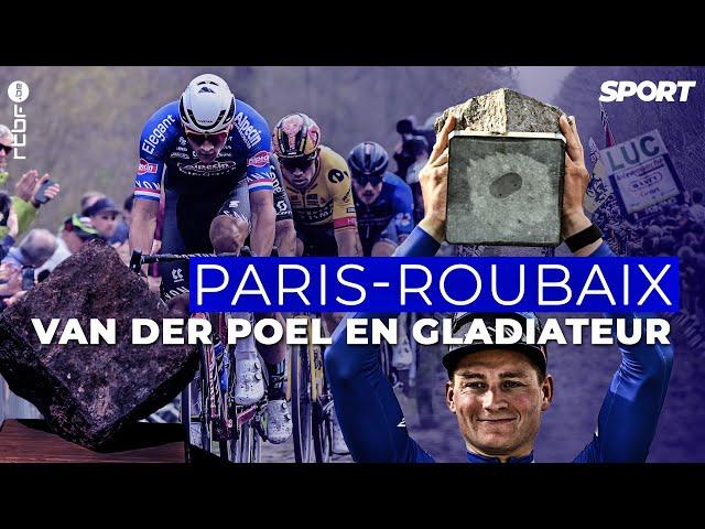 Mathieu van der Poel en gladiateur I Paris-Roubaix 2023 Résumé