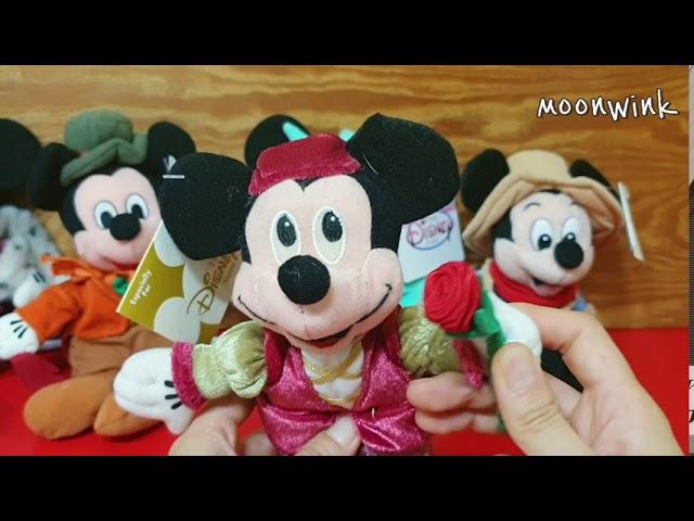 빈티지 디즈니 미키마우스 인형들 같이 구경해요. / vintage Disney Mickey Mouse doll toy / 문윙크 moonwink