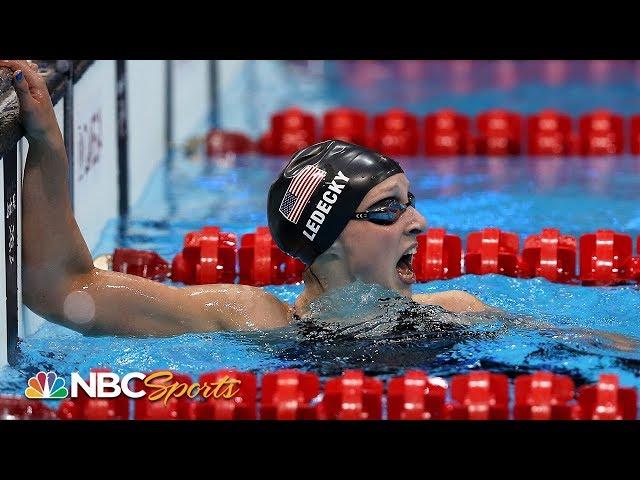 Katie Ledecky reflects on her 800m free gold medal performance at 2012 London Olympics | NBC Sports