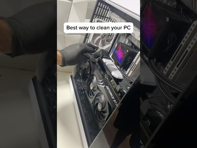 Clean my PC #pc #pcgaming #gamingpc #pcgamer #fyp