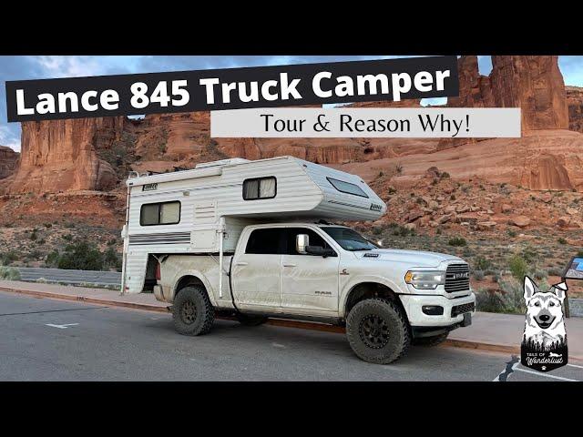 Lance 845 Truck Camper Tour  | Truck Camper Renovation | Solo Female Travel Rig