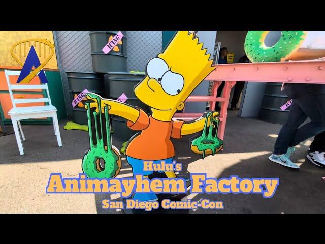 Hulu's Animayhem Activation at Comic-Con '24 - Simpsons, Futurama, and more!