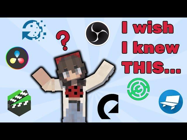 How to Start a Minecraft YouTube Channel | Programs and Tools I Wish I knew About