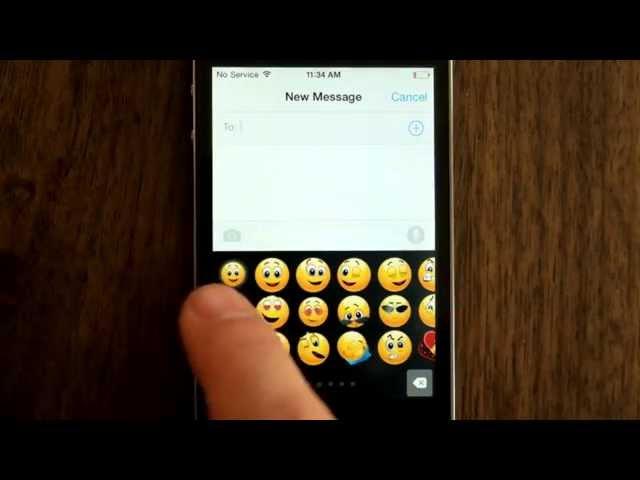 Big Emoji Keyboard setup for iPhone iOS8