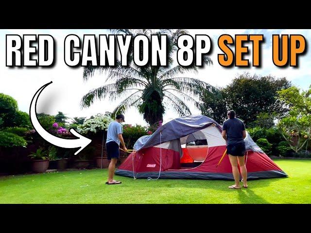 How to Set Up the Coleman Red Canyon 8-Person Tent