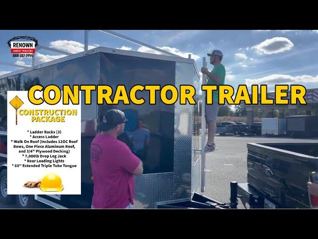 Contractor Trailer: The Perfect Mobile Workshop