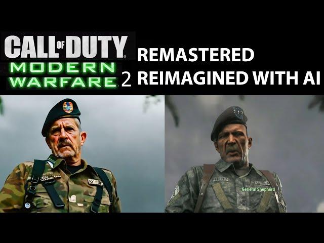 Call Of Duty Modern Warfare 2 with ultra-realistic graphics Gen-3 video to video Runway  AI