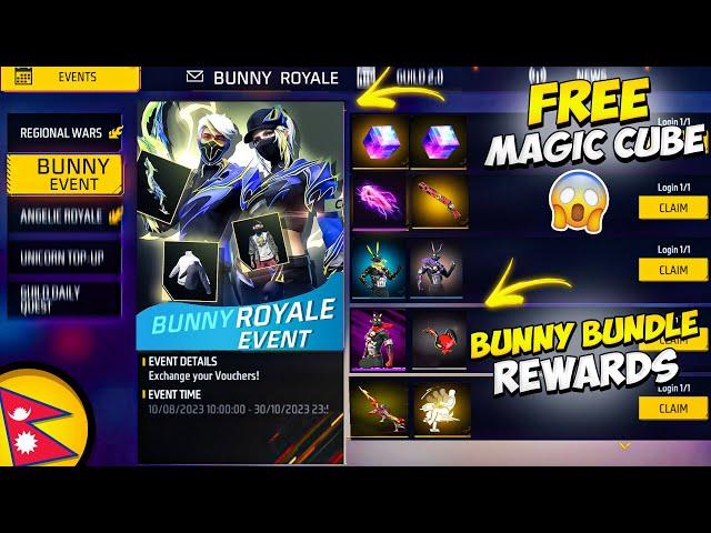 Free Magic Cube and Bunny Bundle Rewards  Super Pixel  Event -  Free Fire New Event Today