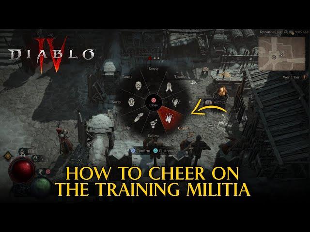 Diablo 4: How to Cheer on the Training Militia – Raising Spirits Quest