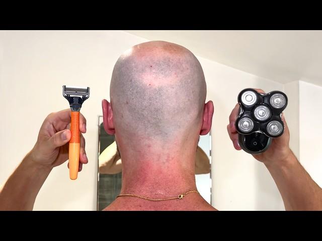 COMPARING EVERY HEAD SHAVING METHOD (Side by Side)