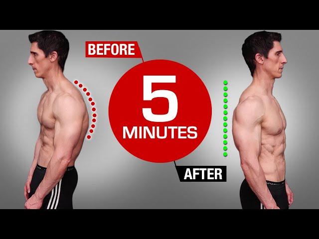 Fix Bad Posture in 5 Minutes (FOREVER!)