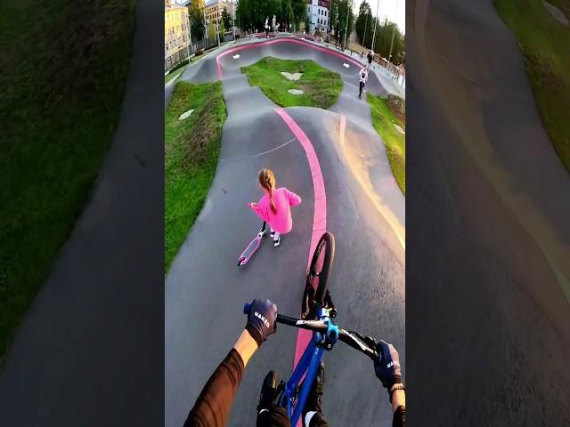 Memories with kids  #mtb #pumptrack #dirtjumper #mtblife  ""