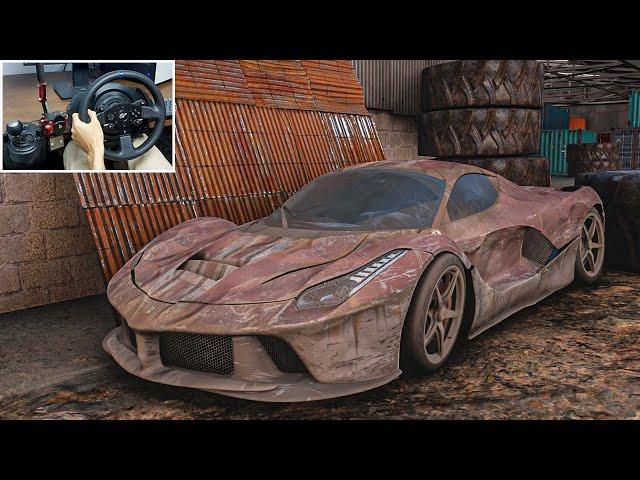 Rebuilding FERRARI LAFERRARI (1300HP) - Forza Horizon 5 | Thrustmaster T300RS gameplay