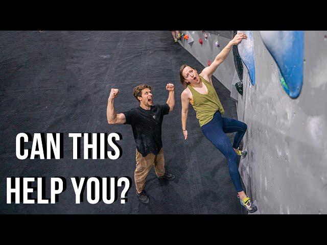 Teaching a Static climber to become Dynamic (with @hannahmorrisbouldering )