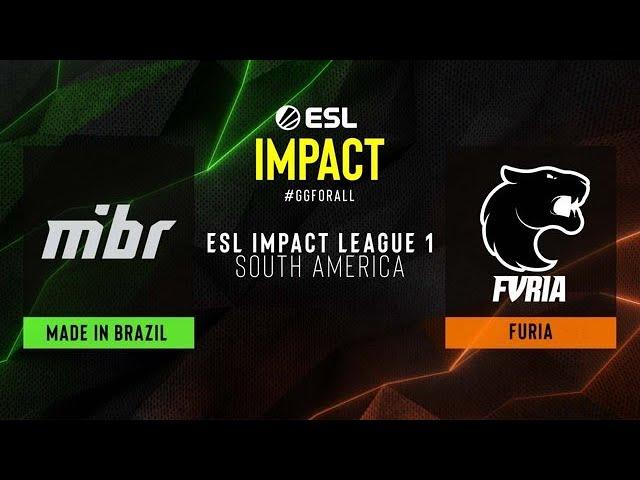 FURIA vs Made in Brazil - Map 1 [Mirage] - ESL Impact League S1 - Group A - SA