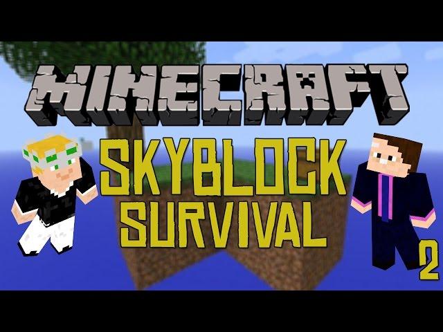 Minecraft: Skyblock #2 - Wat is er gebeurd?! - Met Daan en Tim