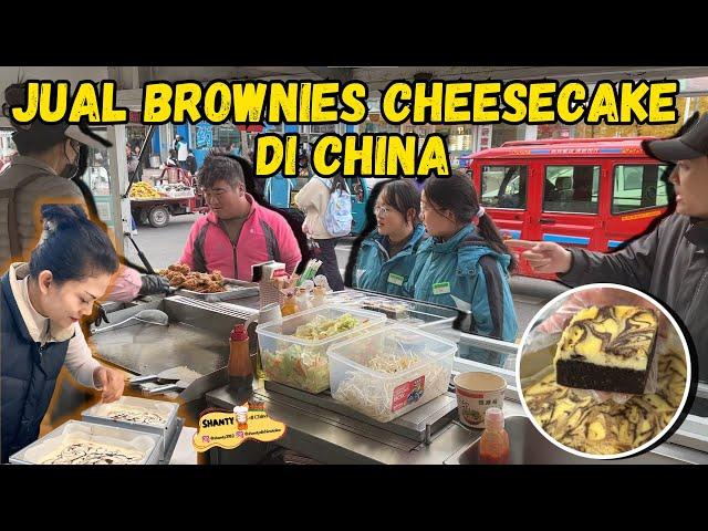 PERTAMA KALI JUAL BROWNIES CHEESECAKE DI CHINA, TERNYATA DISUKAI SEMUA USIA DISINI, LUDES! 