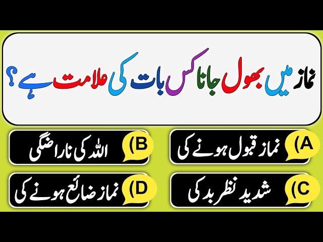 Islamic Questions In Urdu About Life Reality | Urdu Paheliyan | Dilchasp Islami Maloomat | VM