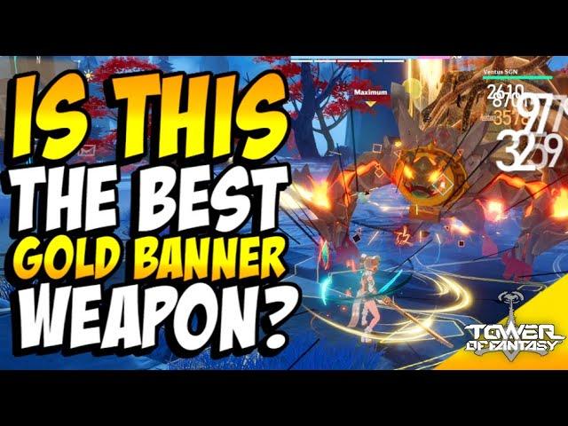 Is THIS the BEST GOLD BANNER Weapon?! | Tower of Fantasy Gameplay PS5 #tof #toweroffantasy