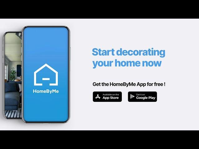 Discover our new HomeByMe mobile application! 3D Interior Design Mobile App Free Tool