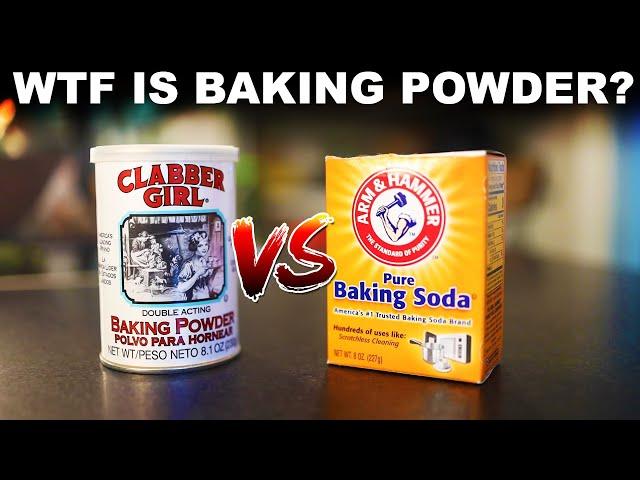 What is baking powder, and how is it different from baking soda?