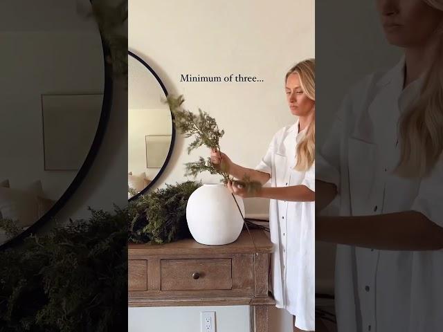How many faux stems should you use? #homedecor #interiordesign #shorts