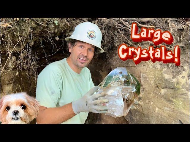 Found 3 Herkimer Diamond Crystal Pockets in 36 hrs!