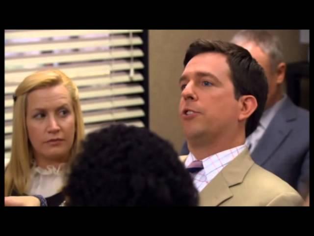 The Office: Jim messing with Andy