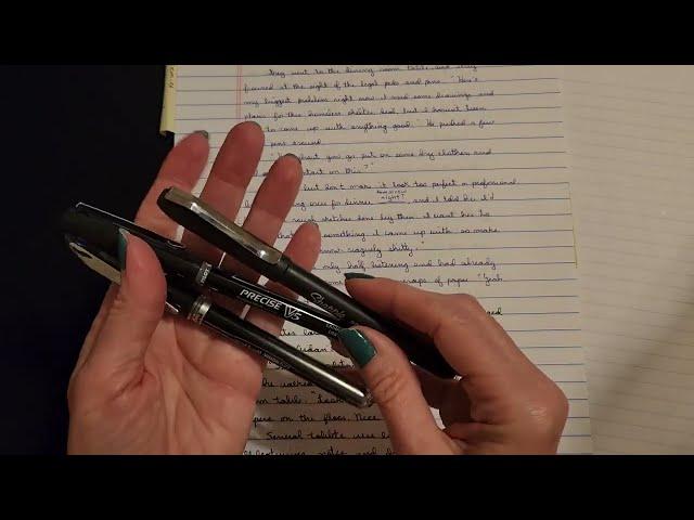 ASMR | Ramble About Penmanship and Cursive | Writing (Soft Spoken)