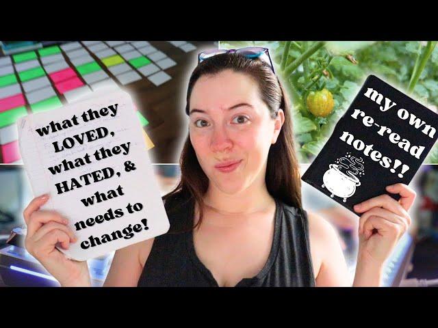 My alpha readers gave me feedback!!!! | A WRITING VLOG