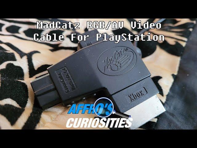 The Sony Official RGB SCART Cable Vs Mad Catz Universal Cable - Affro's Curiosities