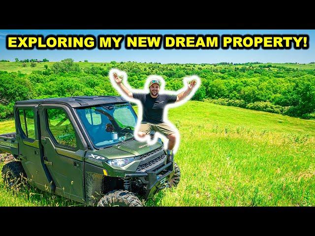 EXPLORING the LAND on My New DREAM HOUSE Property!!! (Full Tour)